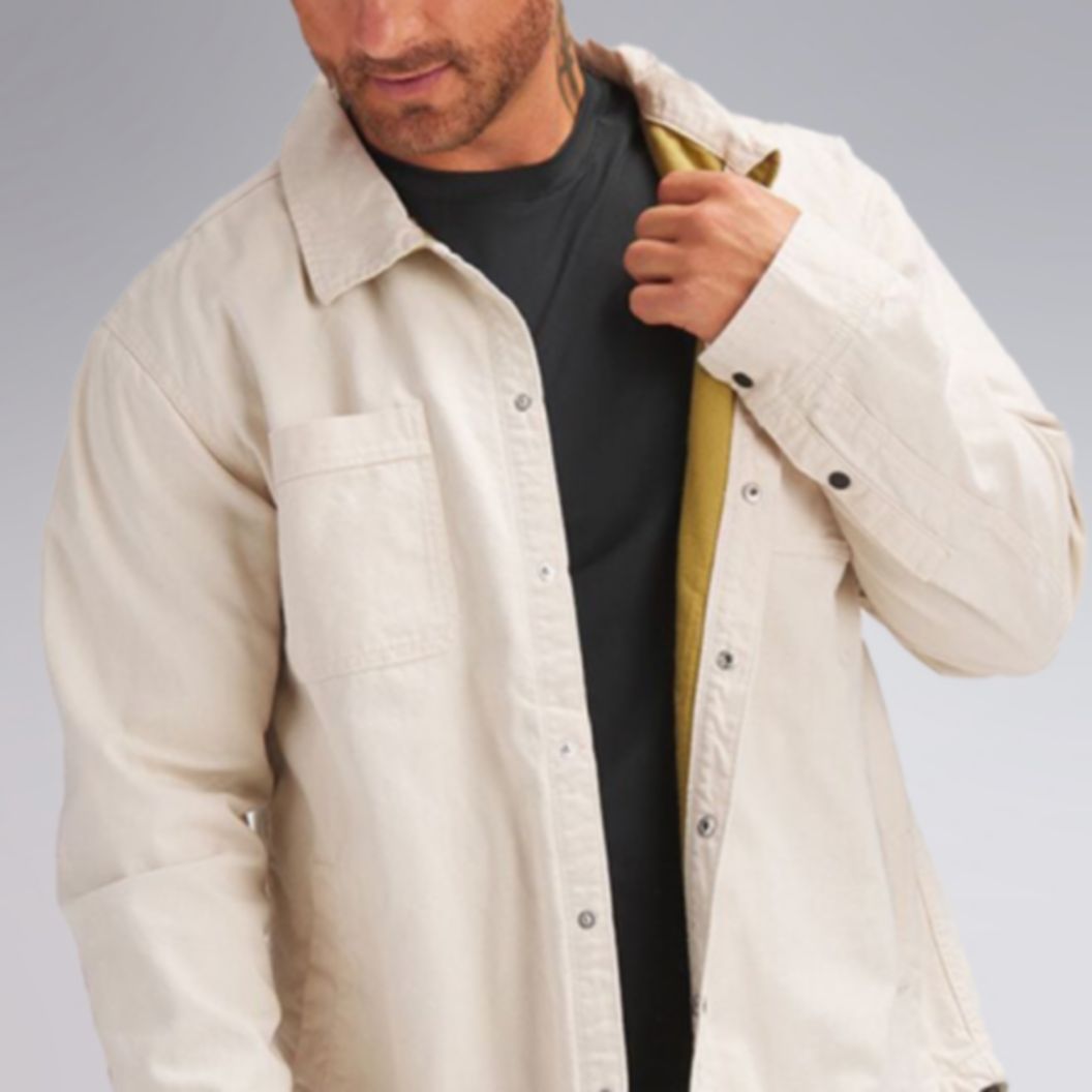 Canvas Blanket Lined Shirt Jacket - Men's